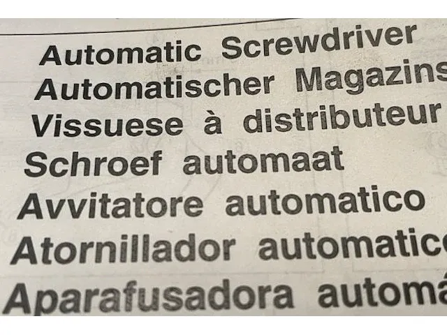 Hitachi schroef automaat - afbeelding 3 van  3