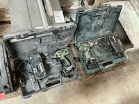 Hitachi schroefboormachine (2x) - afbeelding 1 van  9