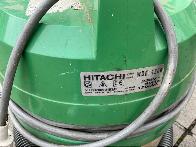 Hitachi wde1200 bouw stofzuiger - afbeelding 2 van  3