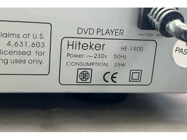Hiteker dvd speler - afbeelding 6 van  7