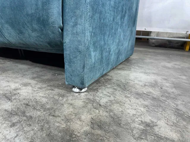 Hjort knudsen - 2-zits bank, blauwgroen adore veloursstof, elektrisch verstelbare relaxfunctie - afbeelding 3 van  9