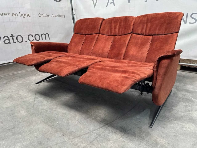 Hjort knudsen - 3-zits sofa - manueel verstelbare relaxfunctie - afbeelding 1 van  8