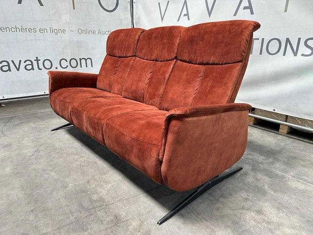 Hjort knudsen - 3-zits sofa - manueel verstelbare relaxfunctie - afbeelding 8 van  8