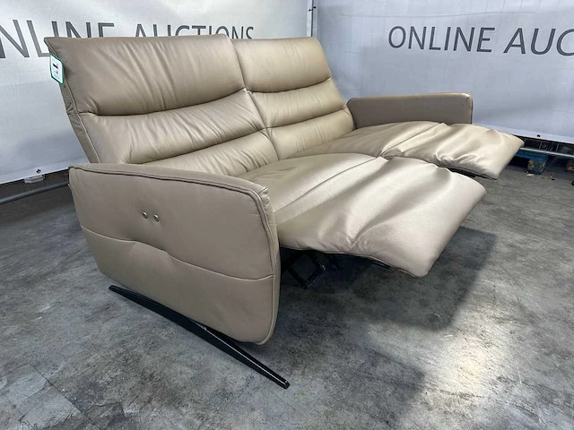 Hjort knudsen - 3-zits sofa elektrisch verstelbare relaxfunctie - afbeelding 1 van  8