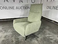 Hjort knudsen - 8075 - relaxfauteuil, eucalyptus stof, handmatig verstelbaar - afbeelding 4 van  6