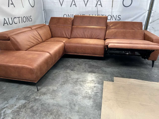 Hjort knudsen - hoek sofa - elektrisch verstelbaar - afbeelding 1 van  7