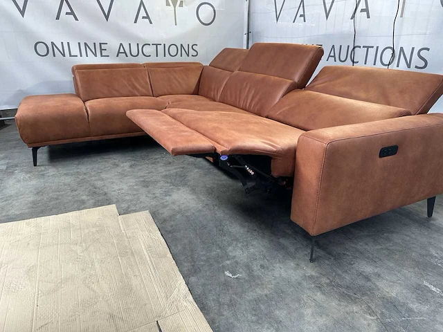 Hjort knudsen - hoek sofa - elektrisch verstelbaar - afbeelding 2 van  7