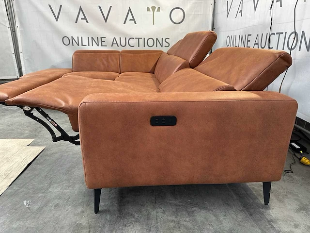 Hjort knudsen - hoek sofa - elektrisch verstelbaar - afbeelding 3 van  7