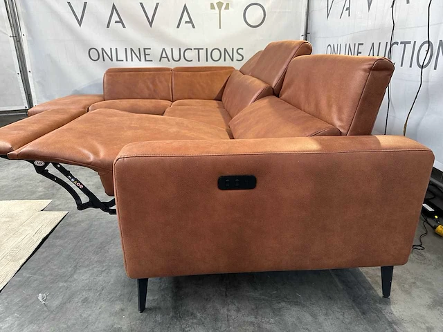 Hjort knudsen - hoek sofa - elektrisch verstelbaar - afbeelding 5 van  7