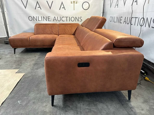 Hjort knudsen - hoek sofa - elektrisch verstelbaar - afbeelding 6 van  7