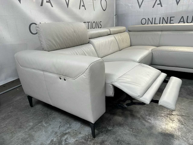 Hjort knudsen - hoek sofa - elektrisch verstelbare relaxfunctie - afbeelding 4 van  8