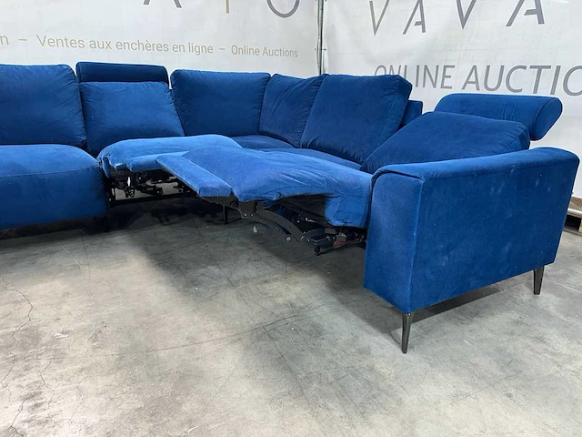 Hjort knudsen - hoeksofa - elektrisch verstelbare relaxfunctie - afbeelding 2 van  8