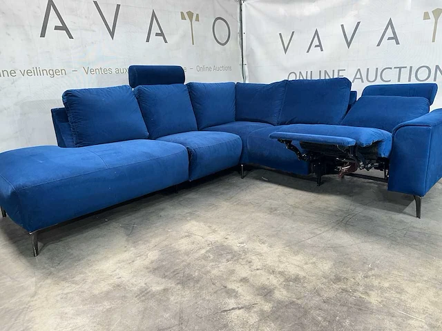 Hjort knudsen - hoeksofa - elektrisch verstelbare relaxfunctie - afbeelding 4 van  8