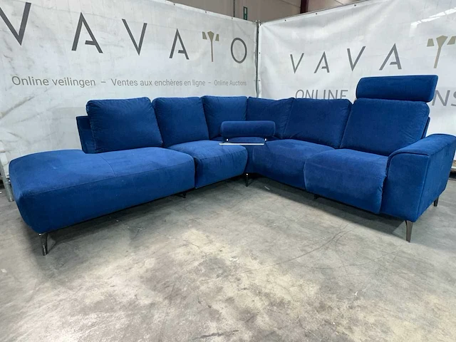 Hjort knudsen - hoeksofa - elektrisch verstelbare relaxfunctie - afbeelding 5 van  8