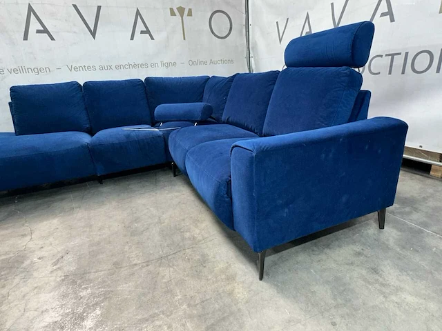 Hjort knudsen - hoeksofa - elektrisch verstelbare relaxfunctie - afbeelding 6 van  8