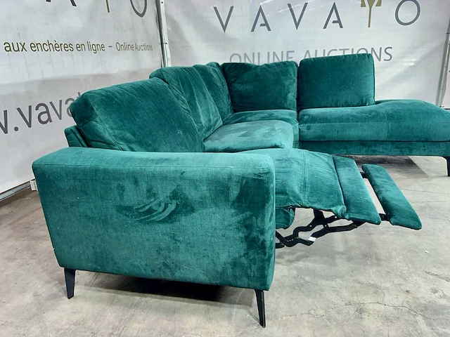 Hjort knudsen - hoeksofa - elektrisch verstelbare relaxfunctie - afbeelding 5 van  9
