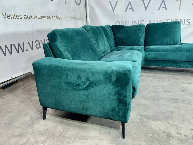 Hjort knudsen - hoeksofa - elektrisch verstelbare relaxfunctie - afbeelding 6 van  9