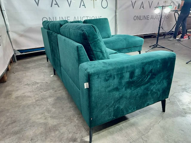 Hjort knudsen - hoeksofa - elektrisch verstelbare relaxfunctie - afbeelding 8 van  9