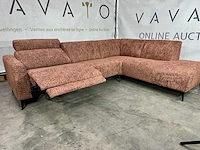Hjort knudsen - hoeksofa - elektrisch verstelbare relaxfunctie - afbeelding 1 van  6