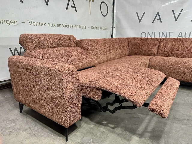 Hjort knudsen - hoeksofa - elektrisch verstelbare relaxfunctie - afbeelding 2 van  6