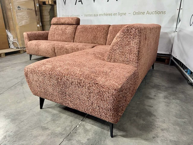 Hjort knudsen - hoeksofa - elektrisch verstelbare relaxfunctie - afbeelding 5 van  6