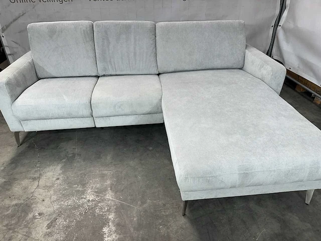Hjort knudsen - hoeksofa met lounge - elektrisch verstelbare relaxfunctie - afbeelding 2 van  10