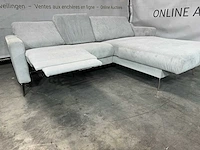 Hjort knudsen - hoeksofa met lounge - elektrisch verstelbare relaxfunctie - afbeelding 1 van  10