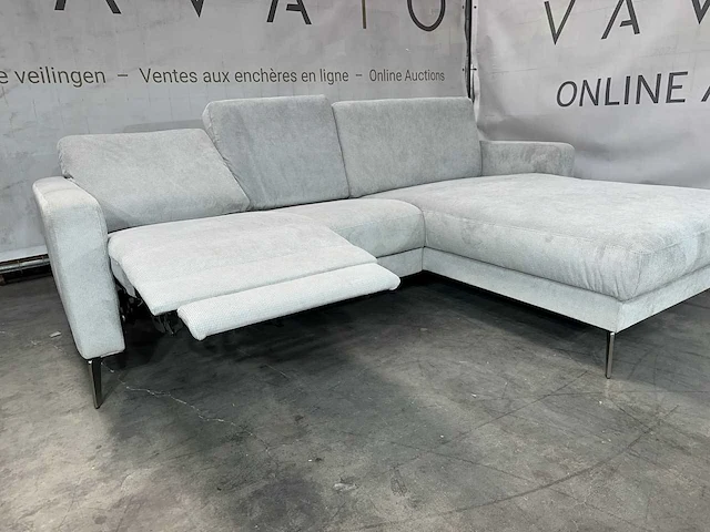Hjort knudsen - hoeksofa met lounge - elektrisch verstelbare relaxfunctie - afbeelding 7 van  10