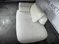 Hjort knudsen - lounge, ecru stof, zwarte poten - afbeelding 4 van  6