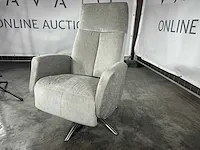 Hjort knudsen - m - relaxfauteuil, grijs stof, maat m, handmatig verstelbaar - afbeelding 4 van  8