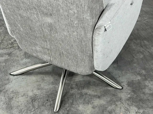 Hjort knudsen - m - relaxfauteuil, grijs stof, maat m, handmatig verstelbaar - afbeelding 5 van  8