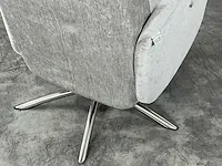 Hjort knudsen - m - relaxfauteuil, grijs stof, maat m, handmatig verstelbaar - afbeelding 5 van  8
