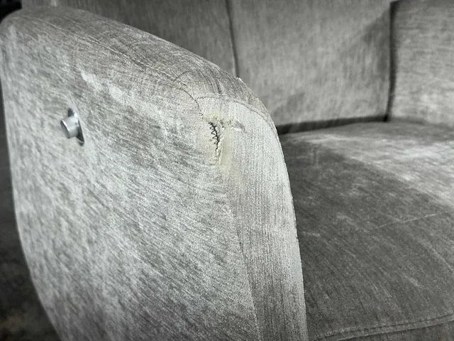 Hjort knudsen - m - relaxfauteuil, grijs stof, maat m, handmatig verstelbaar - afbeelding 7 van  8