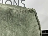 Hjort knudsen - m - relaxfauteuil, moss groen adore velours, maat m, handmatig verstelbaar - afbeelding 6 van  6