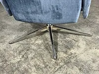 Hjort knudsen - relaxfauteuil, blauw veloursstof, maat m, handmatig verstelbaar - afbeelding 8 van  8