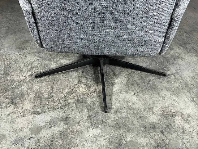 Hjort knudsen - relaxfauteuil, grijs stof, maat xs, handmatig verstelbaar - afbeelding 3 van  5