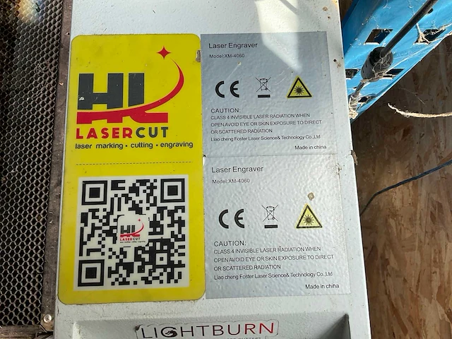 Hl-laser xm-4060 lasersnijmachine - afbeelding 6 van  9