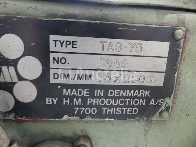 Hm tas-75 bandschuurmachine - afbeelding 2 van  11