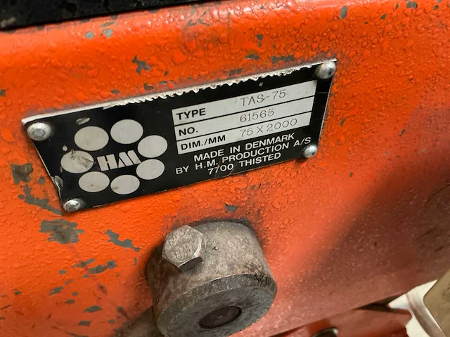Hm tas75 bandschuurmachine - afbeelding 4 van  4