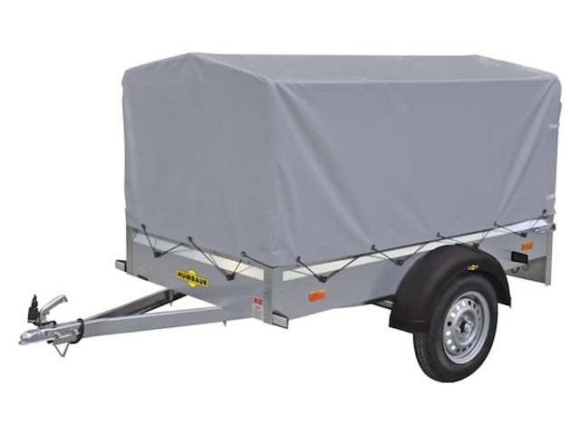 Hmb enkelassige huif aanhanger 750kg - afbeelding 1 van  2