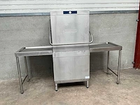 Hobart amxxl-10a korvenvaatwasmachine met aan -en afvoertafel - afbeelding 2 van  5