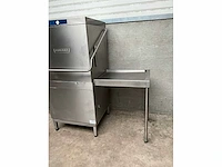 Hobart amxxl-10a korvenvaatwasmachine met aan -en afvoertafel - afbeelding 3 van  5