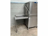 Hobart amxxl-10a korvenvaatwasmachine met aan -en afvoertafel - afbeelding 4 van  5