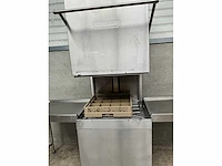 Hobart amxxl-10a korvenvaatwasmachine met aan -en afvoertafel - afbeelding 5 van  5