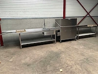 Hobart premax - aupt-10a - dubbele korvenvaatwasstraat - afbeelding 1 van  8