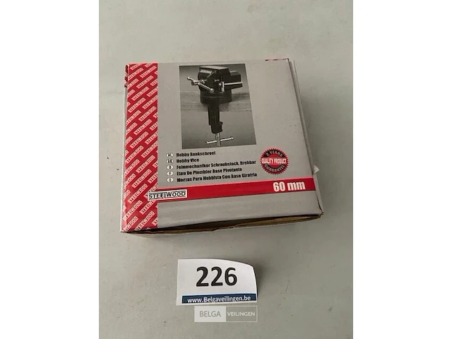 Hobby bankschroef 60mm steelwood - afbeelding 1 van  3