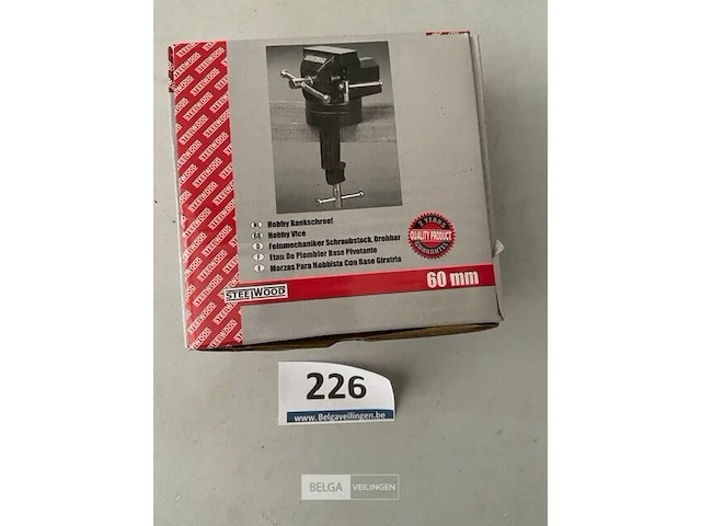 Hobby bankschroef 60mm steelwood - afbeelding 3 van  3
