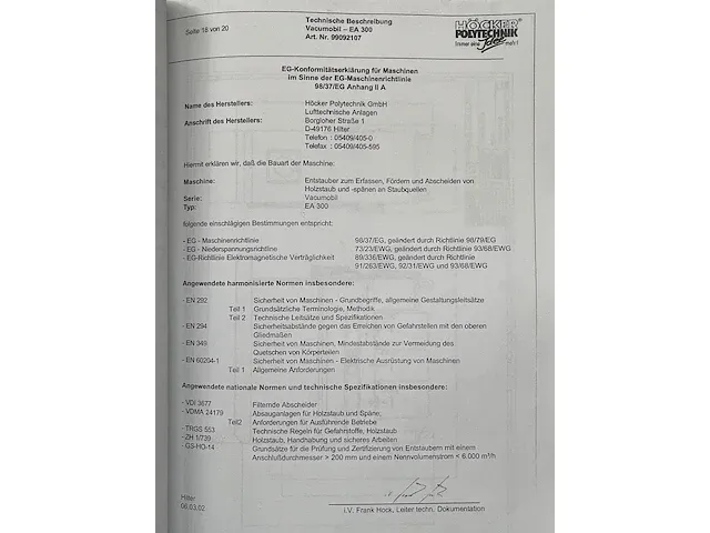 Höcker polytechnik vacumobil ea 300-7a l mobiele filterinstallatie - afbeelding 6 van  15