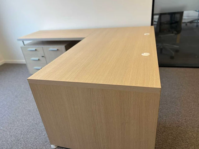 Hoek-bureautafel - desk - afbeelding 2 van  5