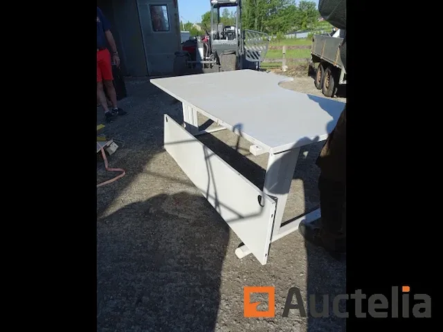 Hoek bureautafel in 4 stukken - afbeelding 1 van  6